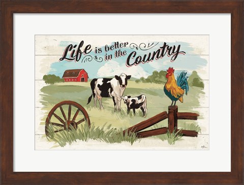 Framed Farm Life I Print