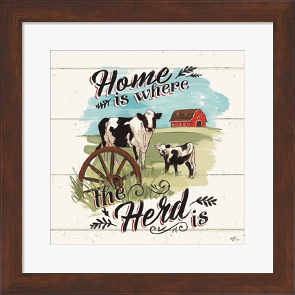 Framed Farm Life II Print