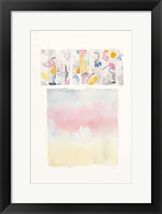 Framed Day Dream Watercolor v2 Print