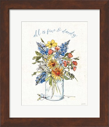 Framed Texas Bluebonnet II Print