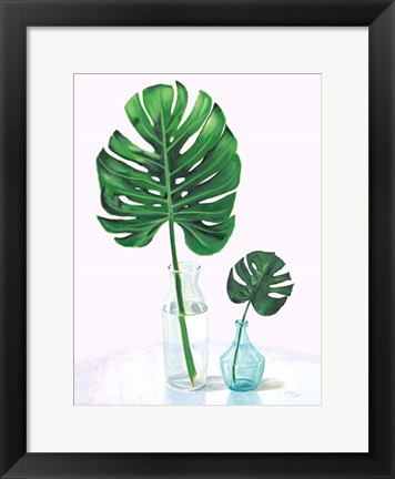 Framed Statement Palms II v2 Print