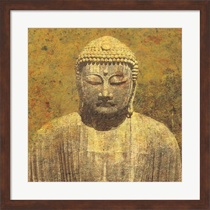 Framed Asian Buddha Crop Print