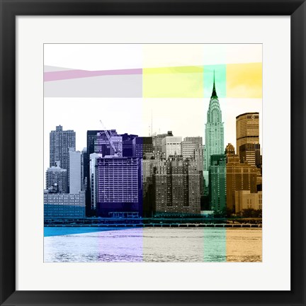 Framed Heart of a City II Print