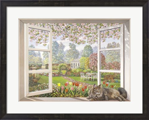 Framed Giardino Italiano Print