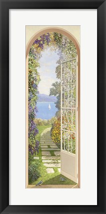 Framed Giardino sul Lago Print