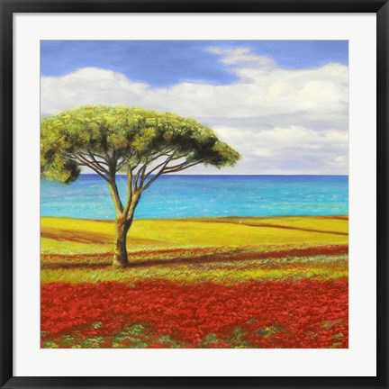 Framed Mediterraneo I Print