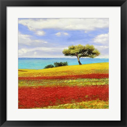 Framed Mediterraneo II Print