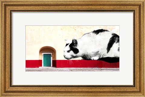 Framed Waiting for You, Mexico City Print