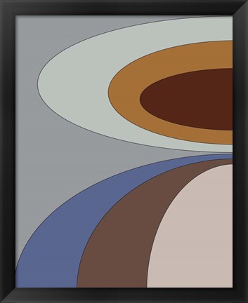 Framed Floating Ellipse Print