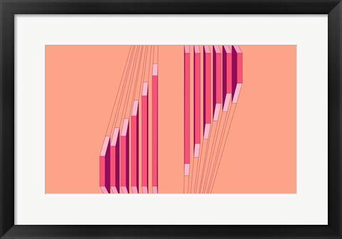 Framed Pinky Shift Print