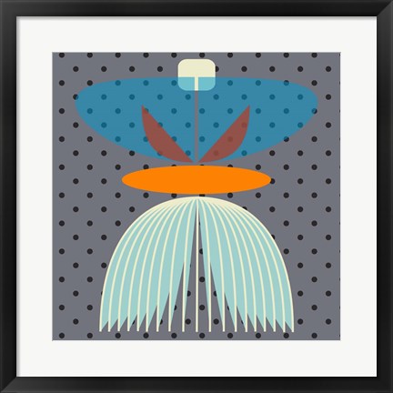 Framed Hula Girl Print