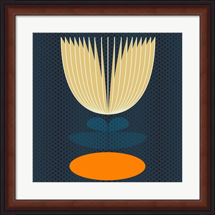 Framed Lotus Lily Pad Print