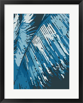 Framed Retro Palms 2 Print