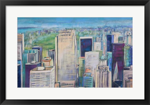 Framed Towards Central Park II Print