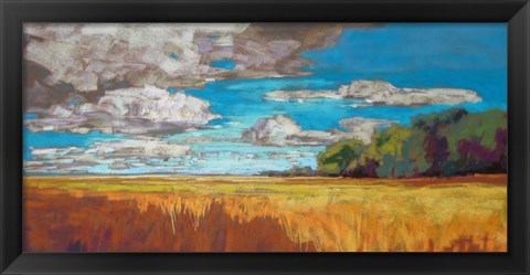 Framed Late Summer Clouds Print