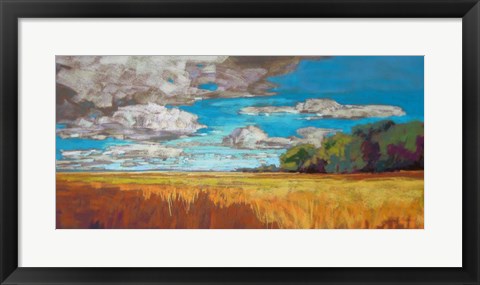 Framed Late Summer Clouds Print