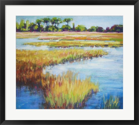 Framed Early Fall Marsh Print