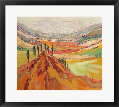 Framed Tuscany IX Print