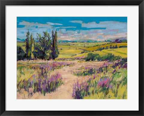 Framed Wild Lavender Print