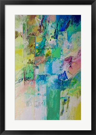 Framed Turquoise Series 2 Print