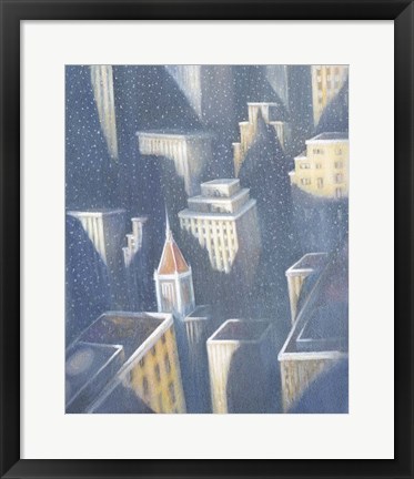 Framed Shadows And Lights Print