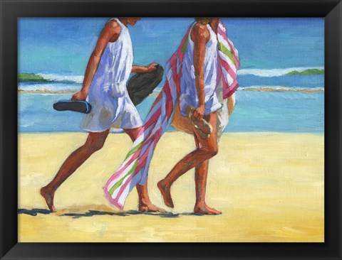 Framed Beach Towel Print