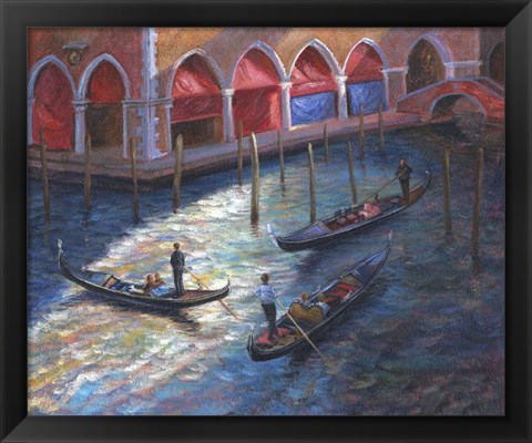 Framed Fish Market Print