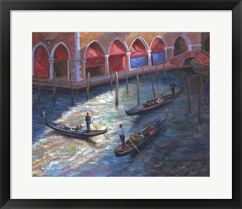 Framed Fish Market Print