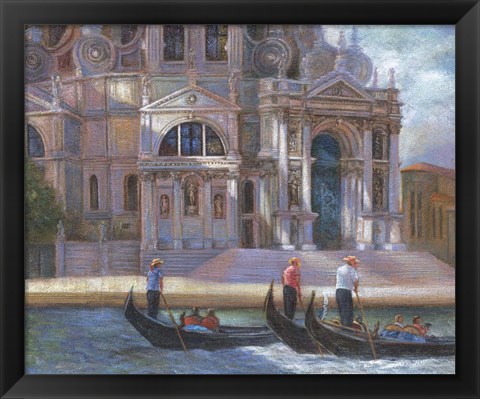 Framed Santa Maria Della Salute Print