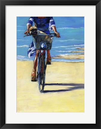 Framed Sandy Beach Print