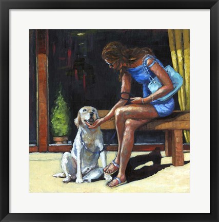 Framed Love Dog Print