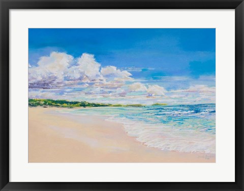 Framed Beach Clouds Print