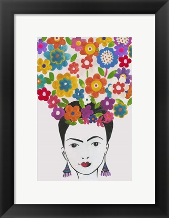 Framed Farida Portrait Print