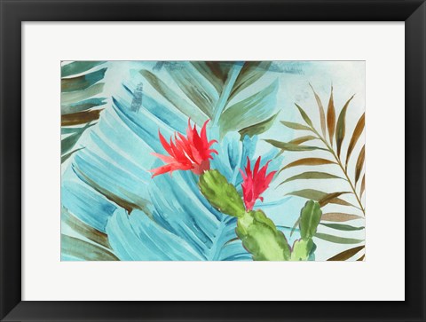 Framed Tropical Mixing Print