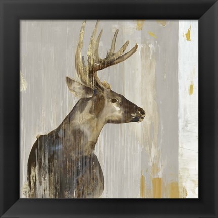 Framed Stag II Print