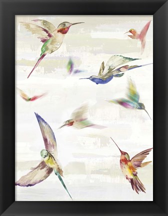 Framed Humming II Print