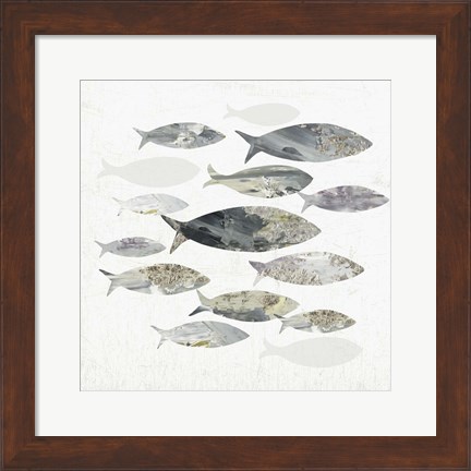 Framed Gone Fishing I Print