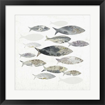 Framed Gone Fishing I Print