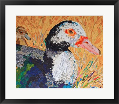 Framed And the Duck Said Quack Print