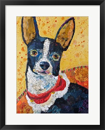 Framed Sitting Pretty Chi-Hua-Hua Print