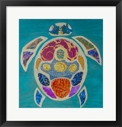 Framed Sea Turtle Top Print