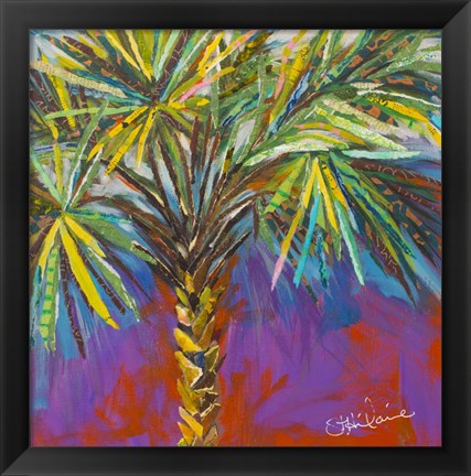 Framed River Palm Print