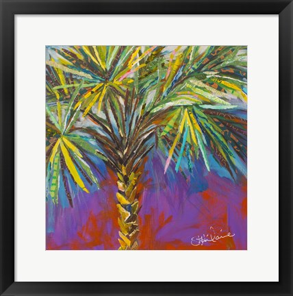 Framed River Palm Print