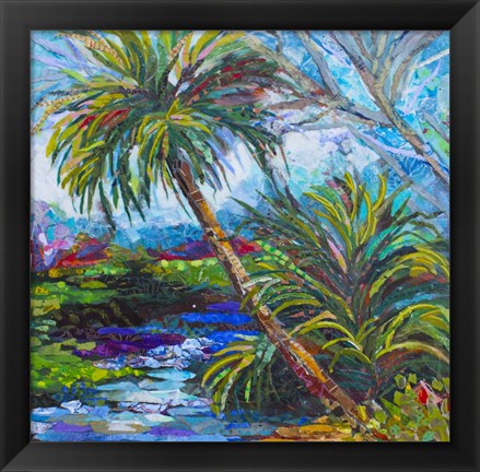 Framed Wekiva River Palms Print