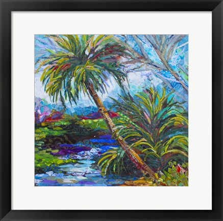 Framed Wekiva River Palms Print