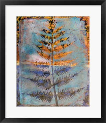 Framed Fire Fern Print