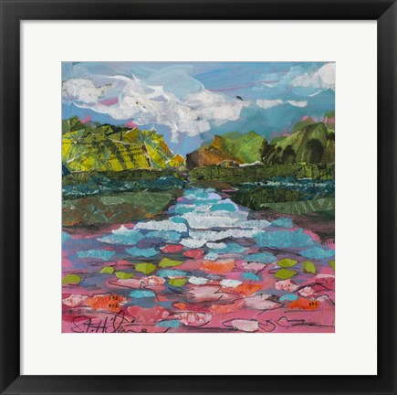 Framed River Morning #1 Print