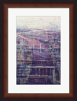 Framed Tower Bridge In Sunlight Print