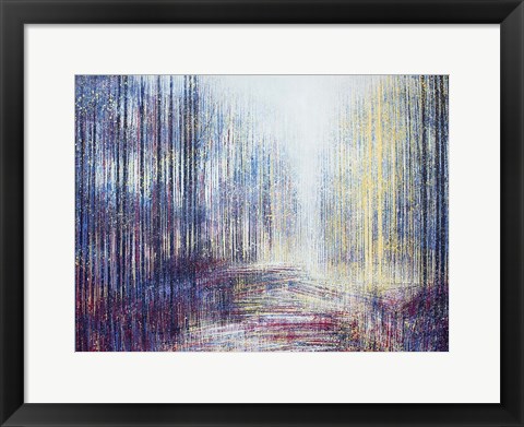 Framed Trees At The Top Of The Hill Print