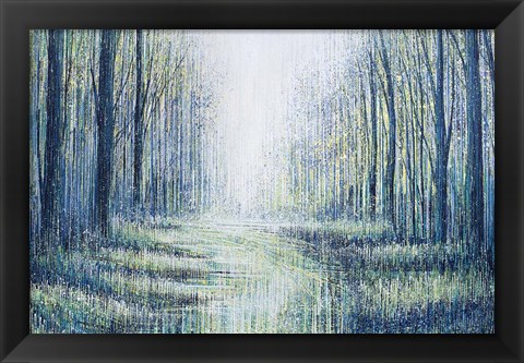 Framed Summer In The Forest Print